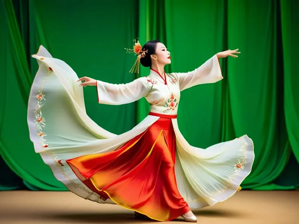 Bailarinas voladoras en China: ¿solo drones o magia escénica?