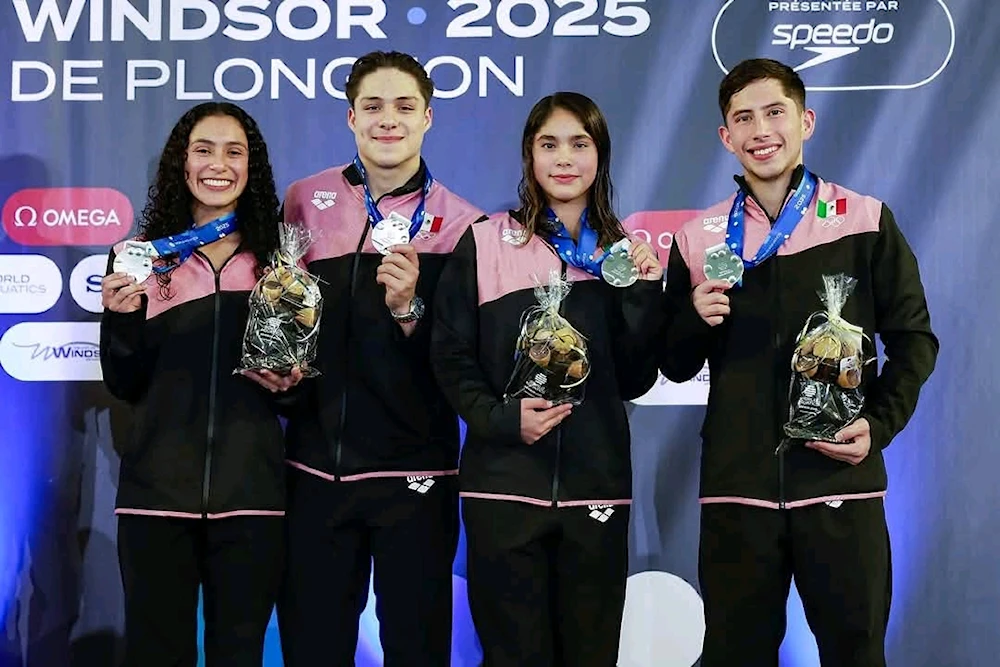México gana plata en Copa Mundial de Clavados