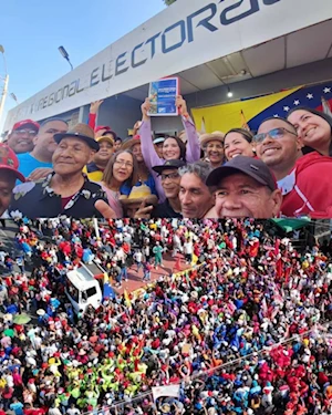 Masivas marchas populares en Venezuela respaldan inscripciones del GPP Simón Bolívar de cara a las elecciones de 2025