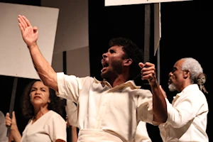 La obra teatral "Estrella Negra" celebró la diversidad cultural y el legado afrodescendiente en Venezuela en el IV Festival Internacional de Teatro Progrsista