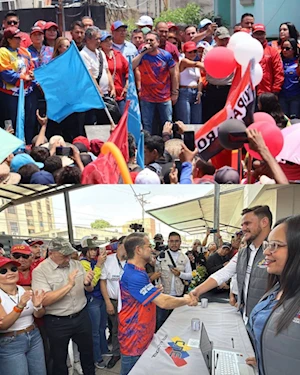 Masivas marchas populares en Venezuela respaldan inscripciones del GPP Simón Bolívar de cara a las elecciones de 2025