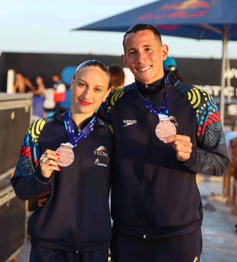 Colombia se lleva dos bronces en Copa Mundial de Natación Artística