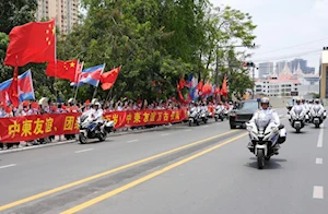 Fotos del presidente de China, Xi Jinping en Camboya, como parte de su gira de trabajo por el sur de Asia. El mandatario del gigante asiático fue recibido por el rey de Camboya, Norodom Sihamon/ Cortesía: Xinhua