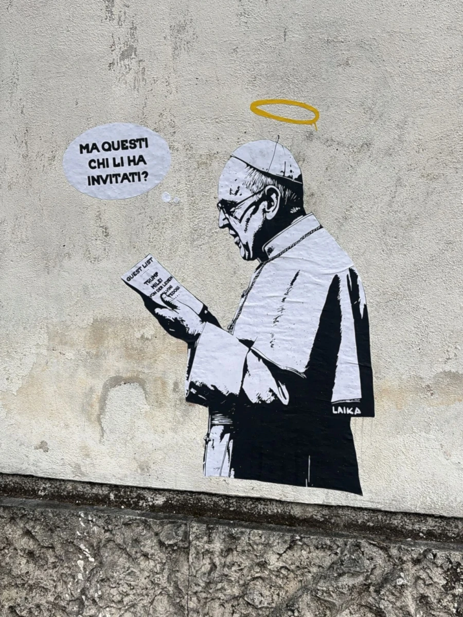 ¿Quién es Laika, la artista que denunció la hipocresía en el Vaticano?