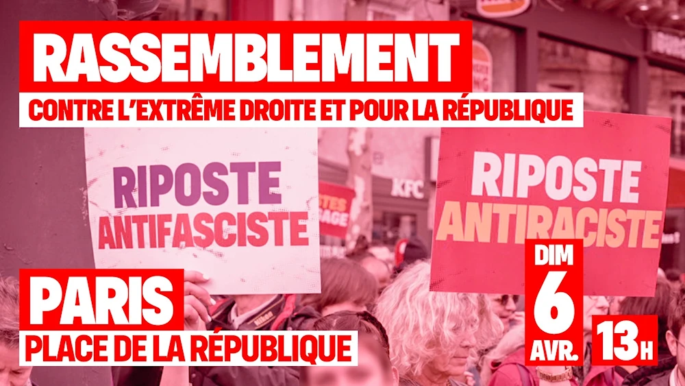 Izquierda en Francia se moviliza contra la ultraderecha este domingo