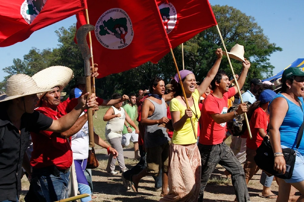 MST de Brasil se moviliza en Abril Rojo por la reforma agraria