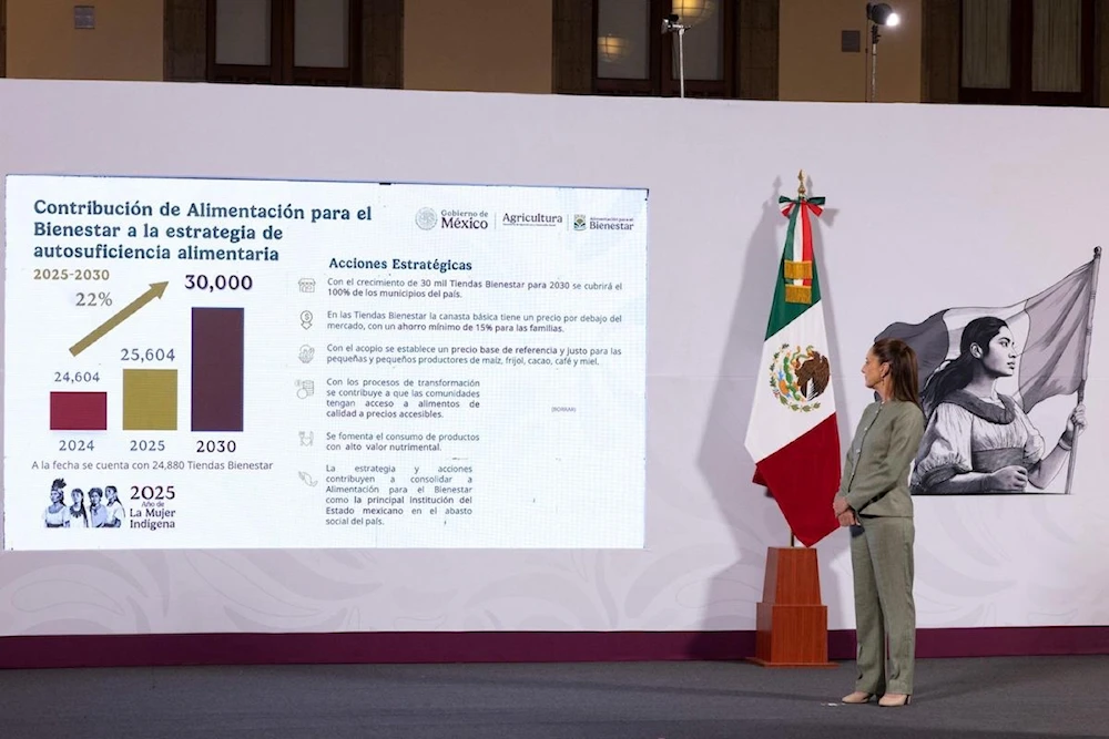Sheinbaum lanza plan para impulsar la soberanía alimentaria en México