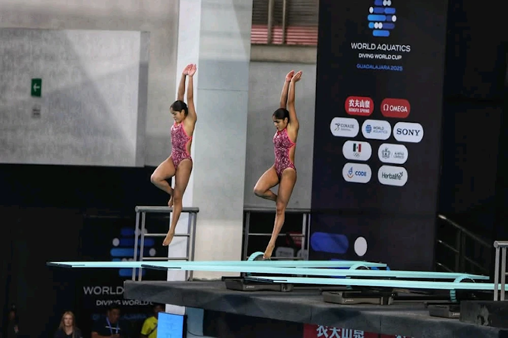 Gemelas mexicanas ganan medalla de plata en Copa del Mundo de clavados