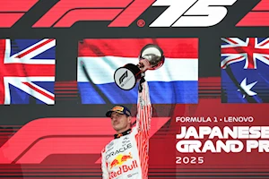 Max Verstappen (Red Bull) consiguió su primera victoria del año en el Gran Premio de Japón de Fórmula 1, dominando una carrera sin sobresaltos en Suzuka: el podio lo completaron Lando Norris y Oscar Piastri de McLaren