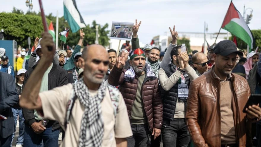 Realizan en Rabat protesta contra genocidio practicado por Israel