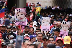 ¡Liberen a Maikelys!: miles de personas salieron a las calles de Caracas este 1ero de mayo para acompañar a la clase obrera, y pedir la liberación de Maikelys, una niña de dos años secuestrada por el gobierno de EEUU