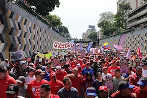 ¡Liberen a Maikelys!: miles de personas salieron a las calles de Caracas este 1ero de mayo para acompañar a la clase obrera, y pedir la liberación de Maikelys, una niña de dos años secuestrada por el gobierno de EEUU
