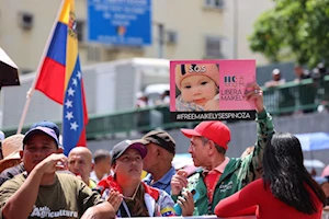¡Liberen a Maikelys!: miles de personas salieron a las calles de Caracas este 1ero de mayo para acompañar a la clase obrera, y pedir la liberación de Maikelys, una niña de dos años secuestrada por el gobierno de EEUU