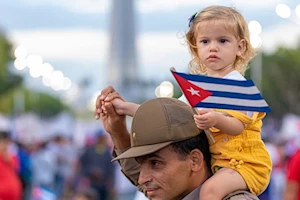 600.000 habaneros tomaron la Plaza de la Revolución este primero de mayo