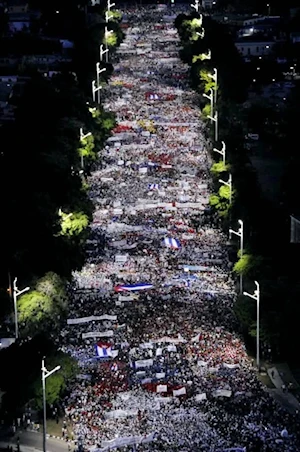 600.000 habaneros tomaron la Plaza de la Revolución este primero de mayo