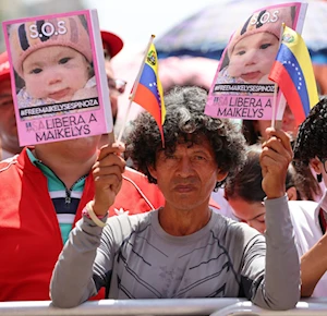 ¡Liberen a Maikelys!: miles de personas salieron a las calles de Caracas este 1ero de mayo para acompañar a la clase obrera, y pedir la liberación de Maikelys, una niña de dos años secuestrada por el gobierno de EEUU