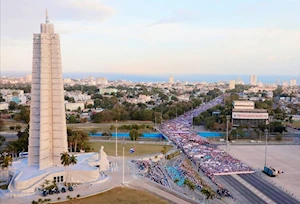 600.000 habaneros tomaron la Plaza de la Revolución este primero de mayo