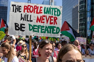 Bruselas en pie por Gaza: La protesta en imágenes