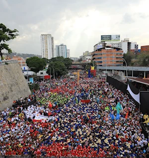 ¡Liberen a Maikelys!: miles de personas salieron a las calles de Caracas este 1ero de mayo para acompañar a la clase obrera, y pedir la liberación de Maikelys, una niña de dos años secuestrada por el gobierno de EEUU