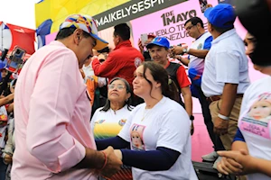 ¡Liberen a Maikelys!: miles de personas salieron a las calles de Caracas este 1ero de mayo para acompañar a la clase obrera, y pedir la liberación de Maikelys, una niña de dos años secuestrada por el gobierno de EEUU
