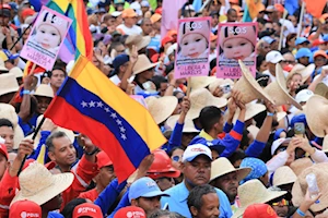 ¡Liberen a Maikelys!: miles de personas salieron a las calles de Caracas este 1ero de mayo para acompañar a la clase obrera, y pedir la liberación de Maikelys, una niña de dos años secuestrada por el gobierno de EEUU