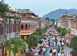 Una marea de viajeros en China: durante el asueto de cinco días, a propósito del 1ero de mayo, la nación asiática registró un total de 314 millones de viajes, lo que supone un aumento del 6,4% respecto al año anterior