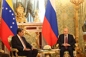 Así fue el encuentro entre el presidente de Rusia, Vladimir Putin y el mandatario venezolano Nicolás Maduro, en el palacio del Kremlin en Moscú (Fotos)