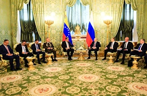 Así fue el encuentro entre el presidente de Rusia, Vladimir Putin y el mandatario venezolano Nicolás Maduro, en el palacio del Kremlin en Moscú (Fotos)