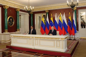 Así fue el encuentro entre el presidente de Rusia, Vladimir Putin y el mandatario venezolano Nicolás Maduro, en el palacio del Kremlin en Moscú (Fotos)