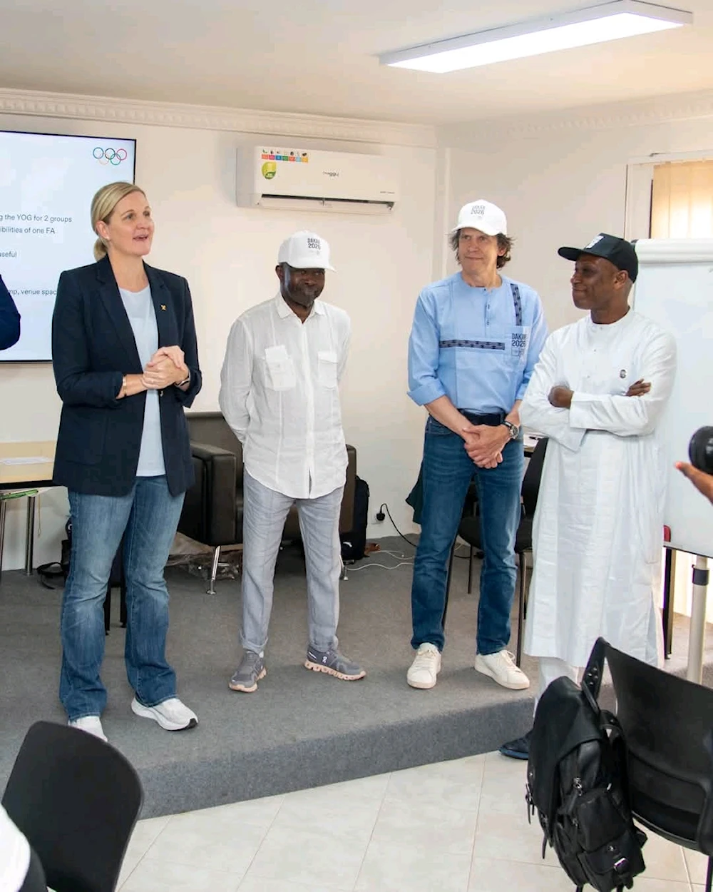 Kirsty Coventry visita Dakar para chequear Olímpicos de la Juventud