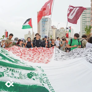 Cuba repudia la agresión israelí en Medio Oriente: miles de jóvenes marcharon en La Habana en solidaridad con el pueblo de Palestina