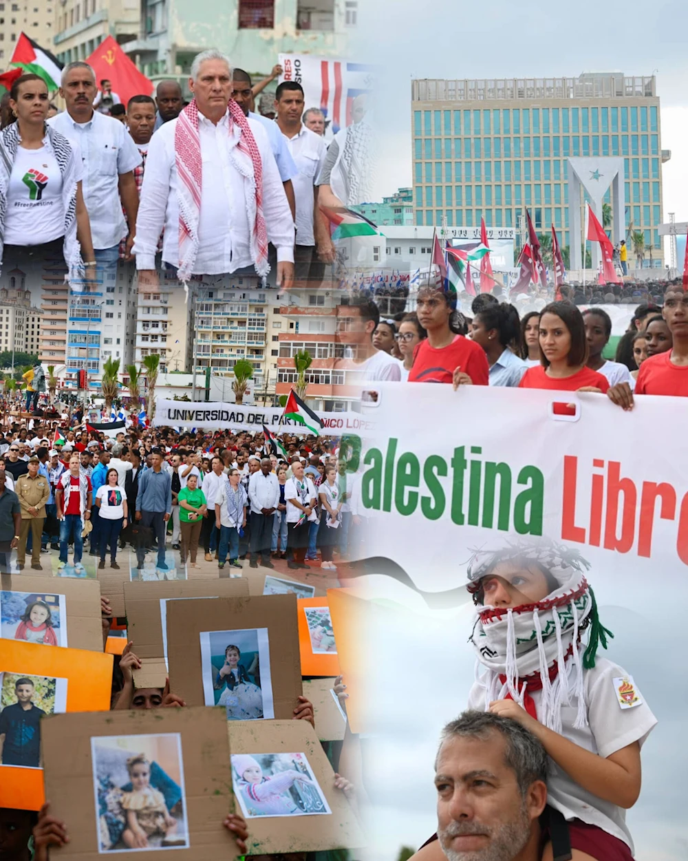 Cuba se levanta por Palestina y por los países víctimas del despojo