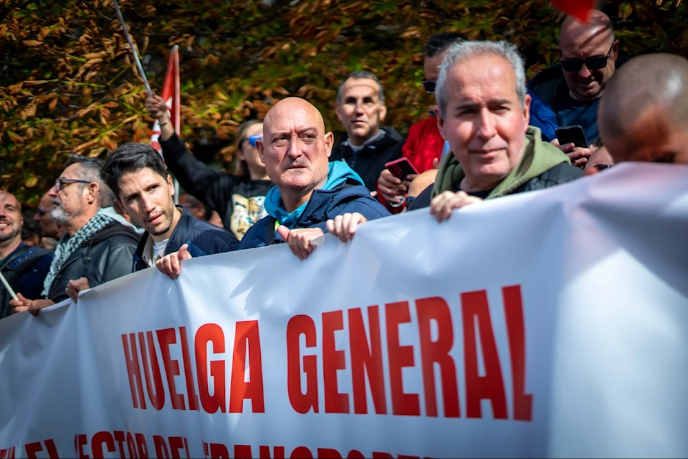 Sector trasporte en España se paraliza por huelga general