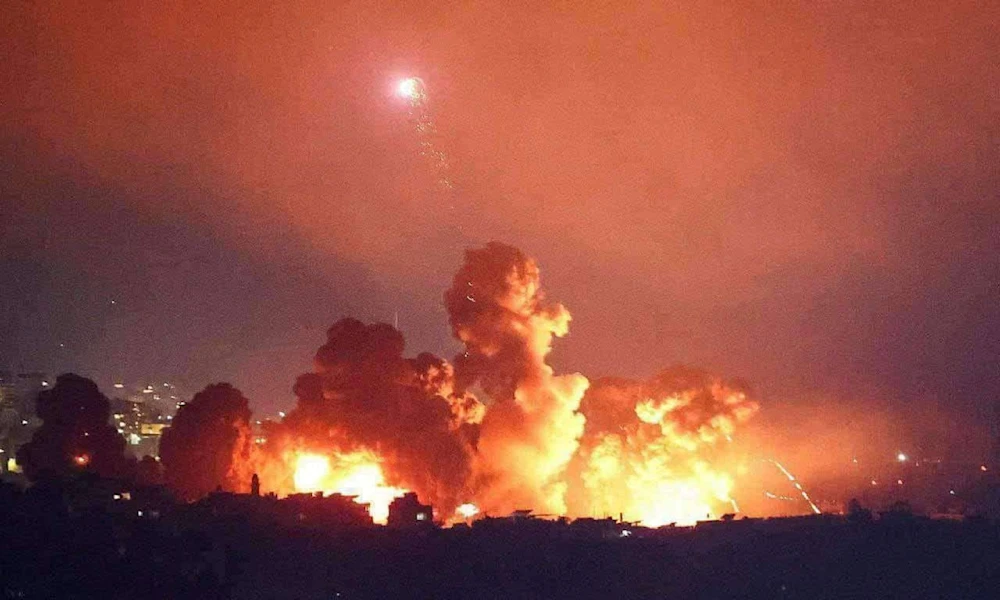 Israel mantiene bombardeos contra suburbio sur de Beirut