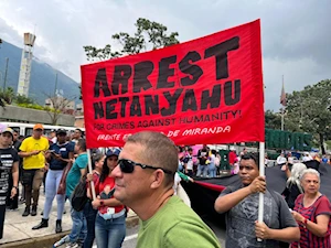 Pueblo venezolano marchó en solidaridad con Palestina y el Líbano