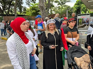 Pueblo venezolano marchó en solidaridad con Palestina y el Líbano