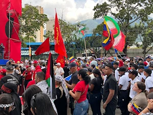 Pueblo venezolano marchó en solidaridad con Palestina y el Líbano