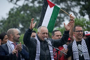 Venezuela iza la bandera de Palestina en lo alto del parque nacional Warairarepano