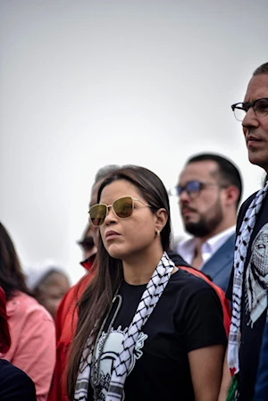 Venezuela iza la bandera de Palestina en lo alto del parque nacional Warairarepano