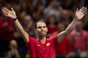 Rafael Nadal se despide de las canchas en Málaga