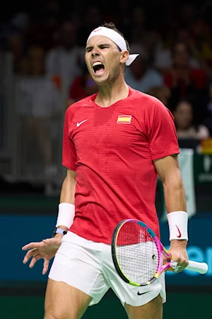 Rafael Nadal se despide de las canchas en Málaga