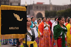 Celebración del 114 aniversario de la Revolución Mexicana