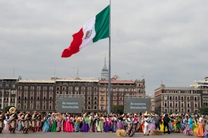 Celebración del 114 aniversario de la Revolución Mexicana