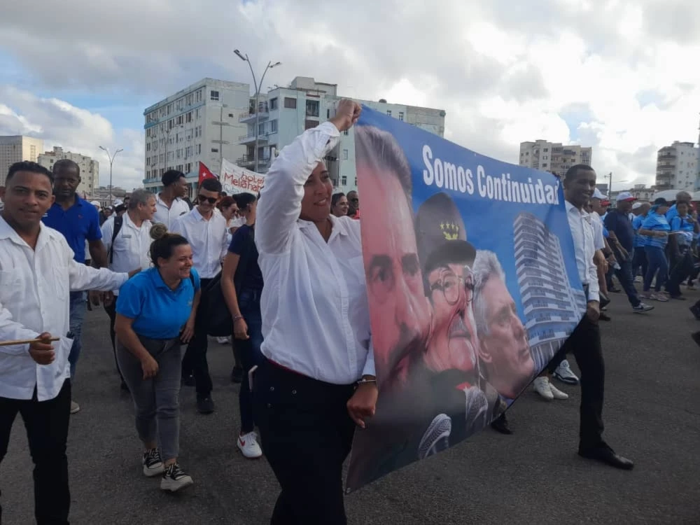 Pueblo de Cuba exige en las calles fin del bloqueo estadounidense