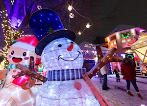 Deslumbrantes decoraciones navideñas iluminan las casas y calles de Canadá: un recorrido visual por la magia de la temporada