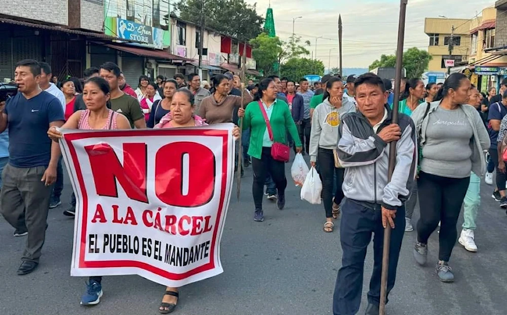 Realizan paro en provincia de Ecuador por construcción de cárcel