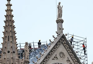 La emblemática Catedral de Notre Dame ya está lista para las ceremonias de reapertura de 7 y 8 de diciembre