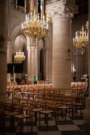 La emblemática Catedral de Notre Dame ya está lista para las ceremonias de reapertura de 7 y 8 de diciembre