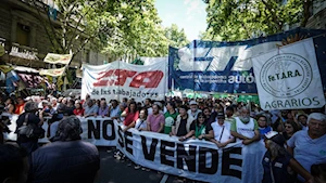 "La Patria no se vende": en Argentina realizaron una Jornada Federal de Lucha contra los ajustes de Javier Milei