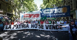 "La Patria no se vende": en Argentina realizaron una Jornada Federal de Lucha contra los ajustes de Javier Milei